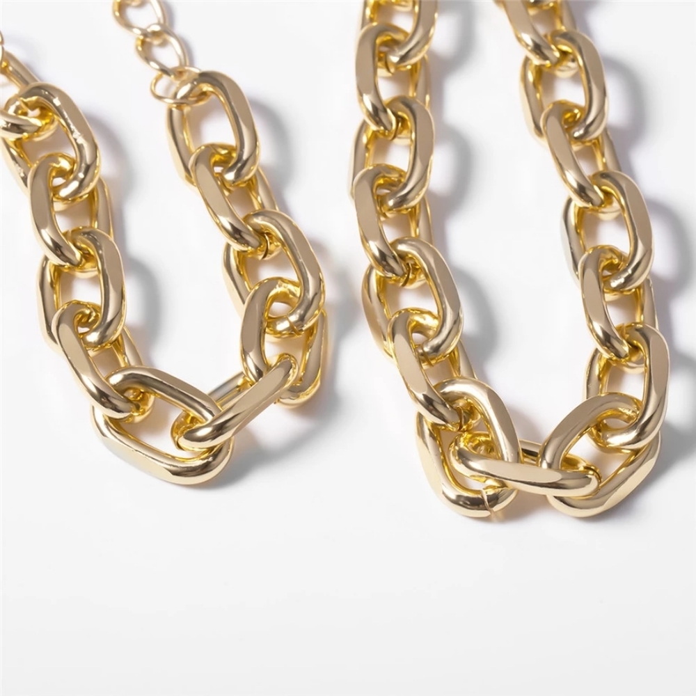 Chunky Chain  Necklace & Bracelet Set - Picture 2 of 5